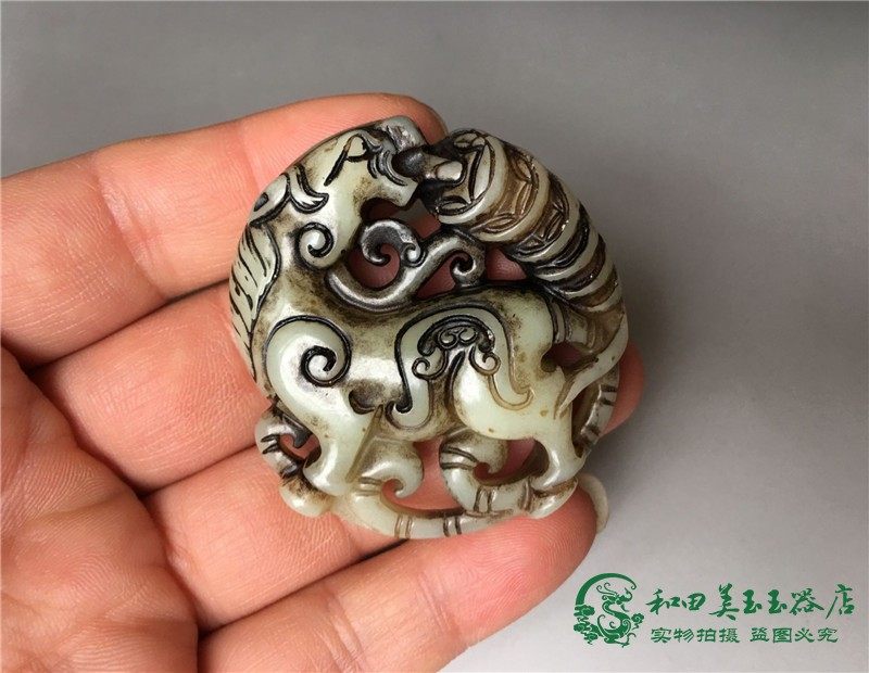 高古玉老玉漢代工芸玉器骨董を模倣して旧岫玉