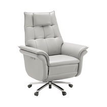 Sesame Genuine Leather Lunch Break Office Chair Electric Boss Chair Can Lie Office Computer Chair Large Class Chair K30077