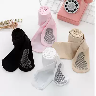 Three-pack) Spring and summer thin girls practice dance jumpsuit White children's inner tights white dance jumpsuit