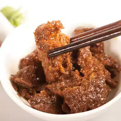 Gongdelin spiced baked bran dried tofu Shanghai vegetarian ham beef preserved beef time-honored brand specialty vegetarian duck Buddha
