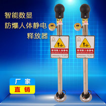 Intelligent digital display explosion protection body electrostatic relewer industry touch human static electricity eliminator manufacturer hot pin