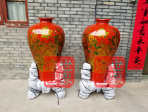 Authentic Traditional Hemp Cloth EmbryoFuzhou Detire Lacquer Vase Opening) Joe relocation Gift 1 m 25 FLOOR LARGE VASE