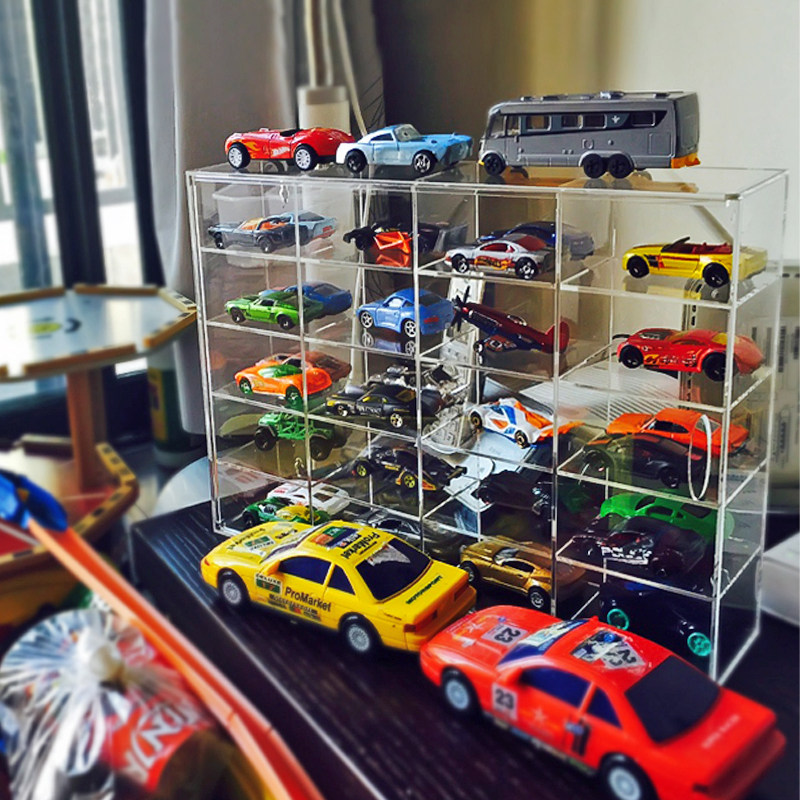 Display Cases Stands Hot Wheels Pcs For 1 64 Model Car Toy Display Box Transparent Storage Cases Woodland Resort Com