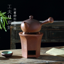 Handmade red mud sand Choshi hexagonal Chaoshan characteristic Kung Fu tea furnace Mei Niang furnace Charcoal furnace Alcohol furnace Tea kettle