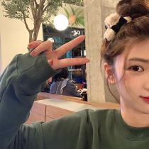 Sweet Girl Bow Tie Plush Grip Clip 2021 New Hairpin Hairpin Head Accessories Disc Hair Shark Clip Hair Accessories Clip