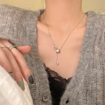 Necklace Girls Small Crowddesign Sensation Neck Chain Light Extravagant Advanced Sensation Brief About 100 Hitch Collarbone Chain Accessories 2022 New