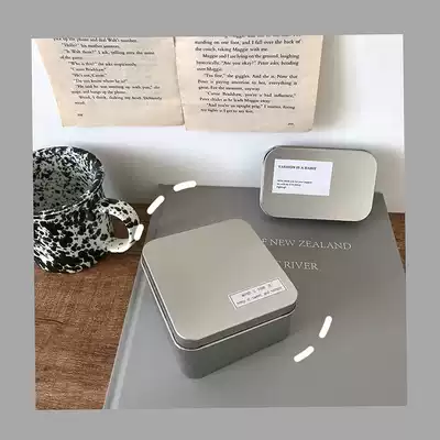 ins style simple English letter design jewelry storage box students organize small portable jewelry box M004