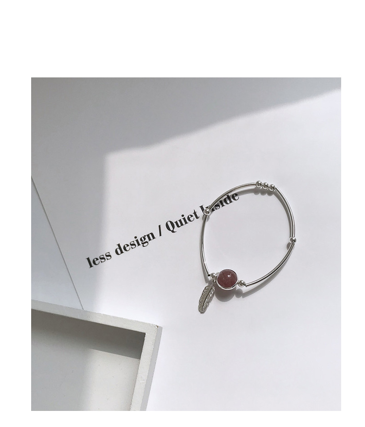 Nhấn ít may mắn nhẹ nhàng tính khí cô gái strawberry pha lê bracelet ngọt ngào bạn gái hoang dã bracelet trang sức S115