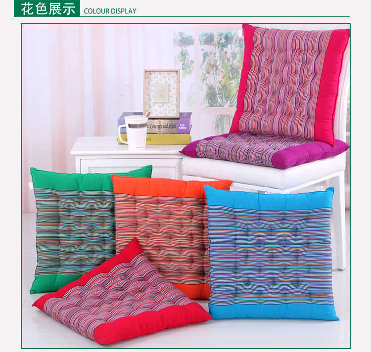 Cotton cũ vải thô văn phòng đệm sinh viên phân đệm ghế đệm sofa đệm ghế ăn đệm đệm dày