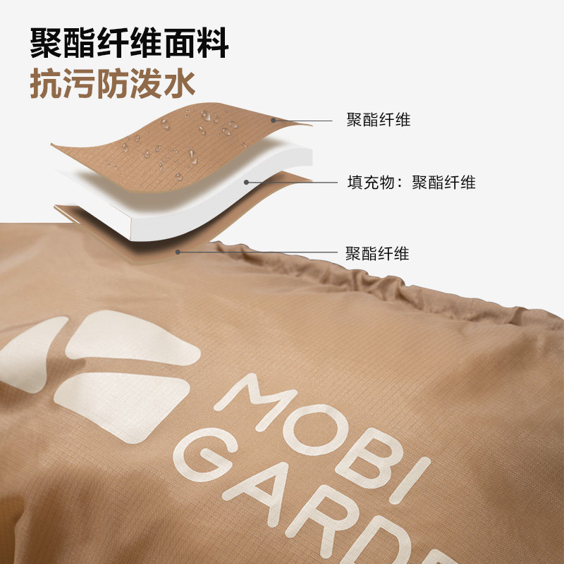 Спальный мешок Mobi Garden для кемпинга (летний, прямоугольный)