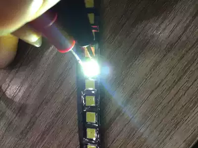 LED 5050 White clear 1W with Zener tube super bright table