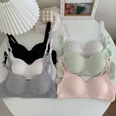 Underwear Women's Small breasts gather without steel ring bras thin big breasts show small size bras without marks