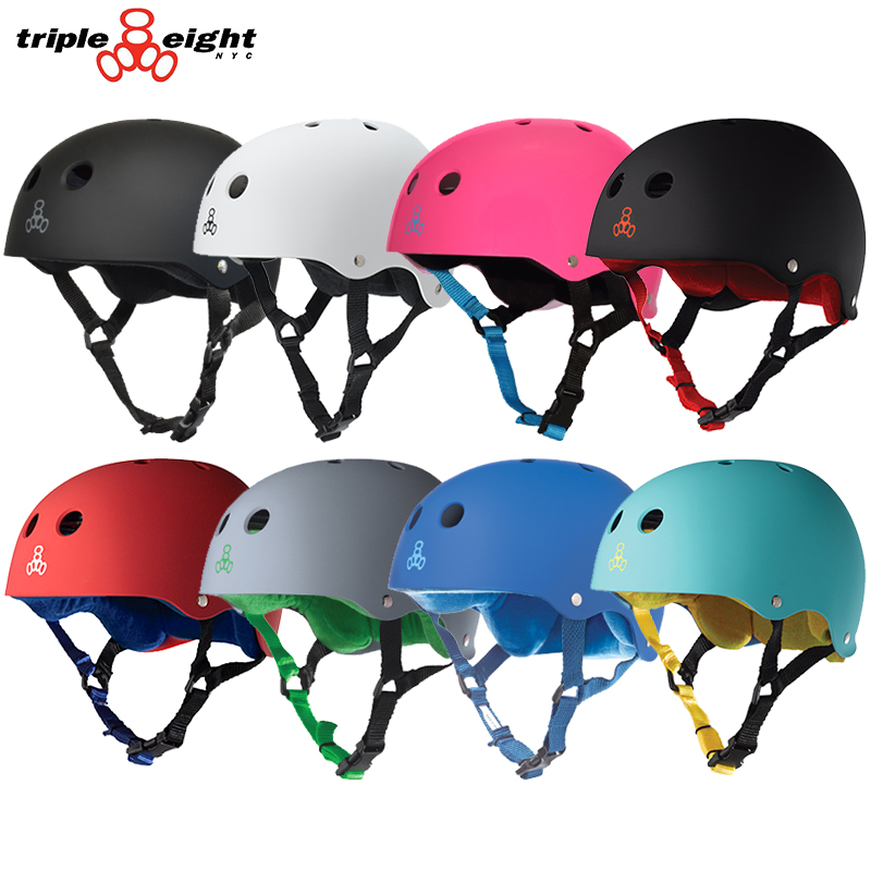 American Triple eght 888 skate skate safety helmet male and female balance bike battery electric car safety helmet