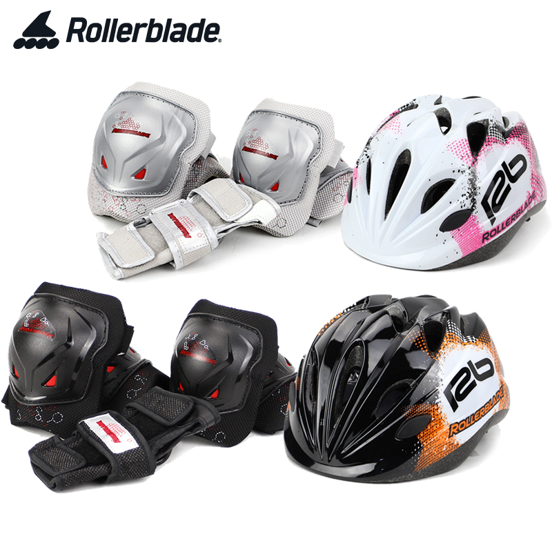 Rollerblade children's sports protective gear wrist guards knee pads elbow pads roller skating leavened ice protective gear set