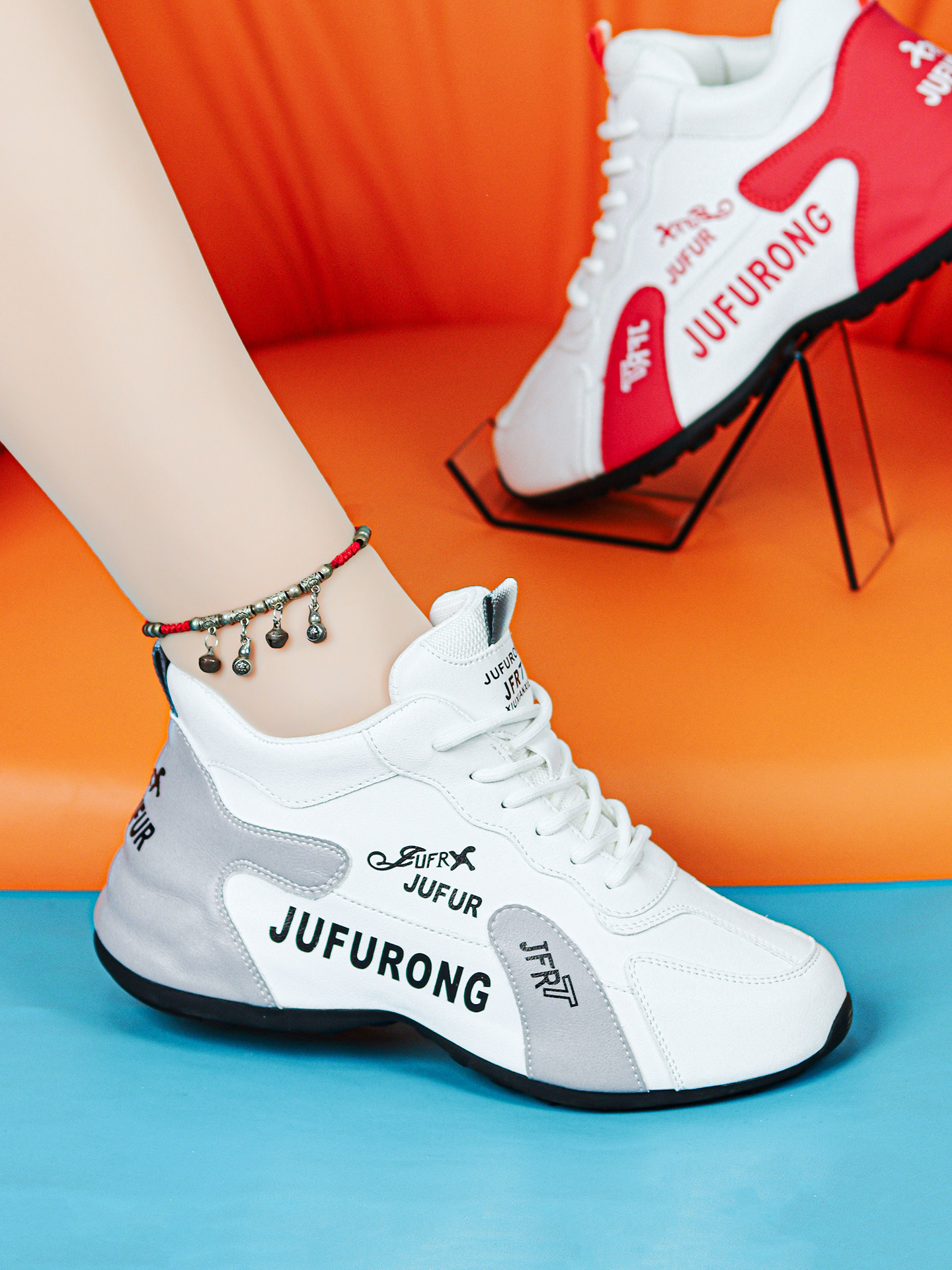 Fashionable Casual Shoes, Genuine Leather Women's Shoes, 2025 Spring and Autumn Versatile Soft-Soled Running Sneakers, New Non-Slip Trendy Shoes