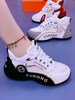 Genuine Leather Women's Shoes, New Summer Sports and Casual Shoes, Ice Silk Mesh Breathable Dad Shoes, Women's Soft-Soled Soft-Surface Dance Shoes