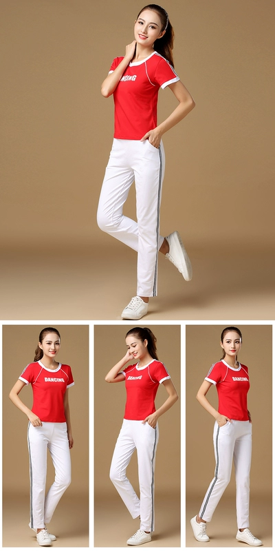 Yang Liping Chunying Square Dance Dance Dance Set Cotton Ghost Dance Team Cheerlead Thể dục nhịp điệu Trang phục - Khiêu vũ / Thể dục nhịp điệu / Thể dục dụng cụ