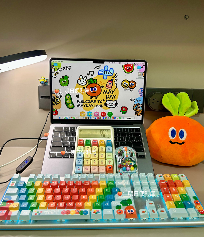 Mayday Dopamine Cute Keyboard Calculator for College Students, Finance and Accounting, Internet Celebrity Style, Cute