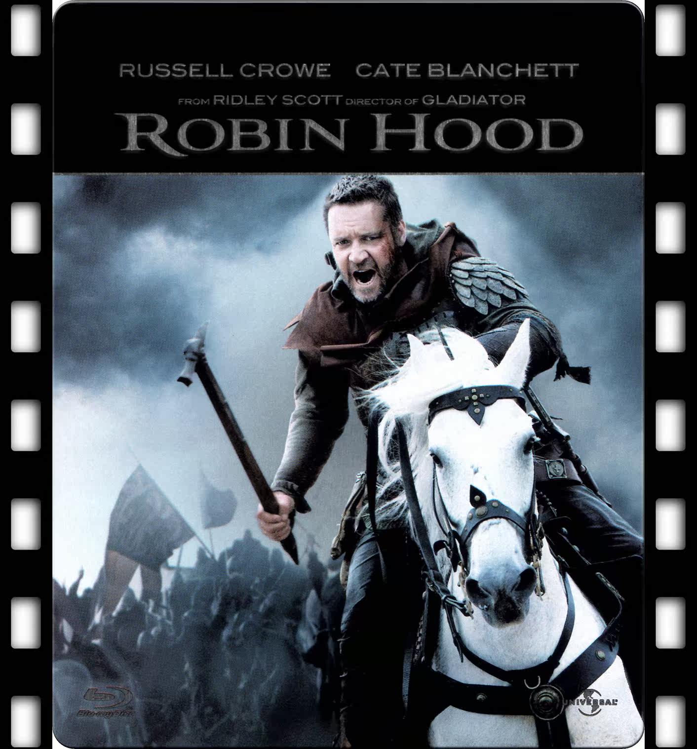 Spot Blu-ray Disc Robin Hood All-Chinese Subtitle AU Tin Box Steelbook