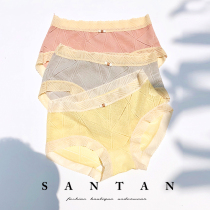 2021 New Young Lace Frame Panties Lady Antibacterial Midwaist Pure Summer Breakfast Trianger Sexy