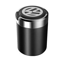  Car ashtray Multi-function car ashtray Creative personality covered luminous with LED light Stainless steel liner