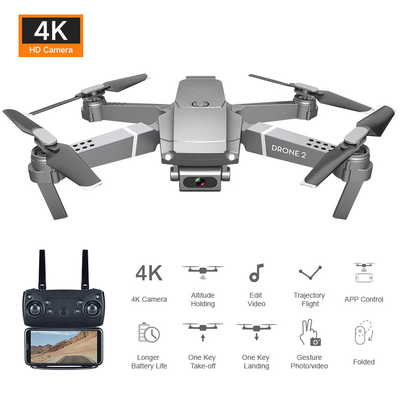 E58 E68 Drone 4K Camera MINI Foldable Helicopter Wifi HD FPV