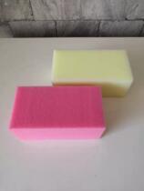 Sponge wallpaper construction tools Wall cloth Wall cloth special glue machine decontamination eraser yellow powder sponge durable