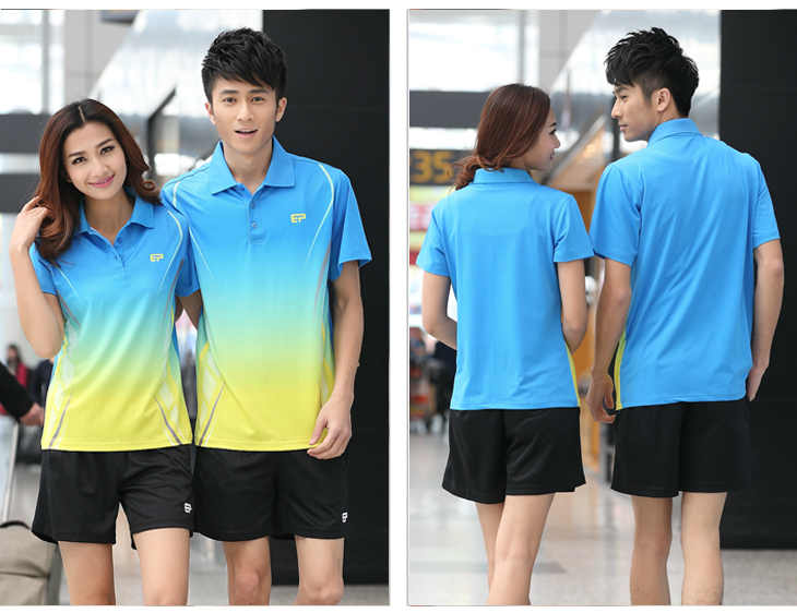 Một sản phẩm tuyệt vời mới chính hãng áo cầu lông Ping Pong chính hãng quần áo thể thao nữ tay áo ngắn đào tạo B868 vợt cầu lông yonex chính hãng