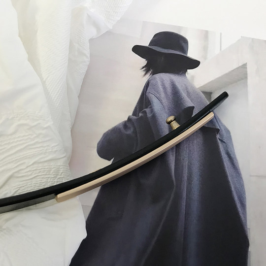 Brown Genuine Leather High-End Belt for Women, Decorative and Stylish Design, Niche Accessory for Suits, 2025 New Spring/Summer Thin Leather Belt