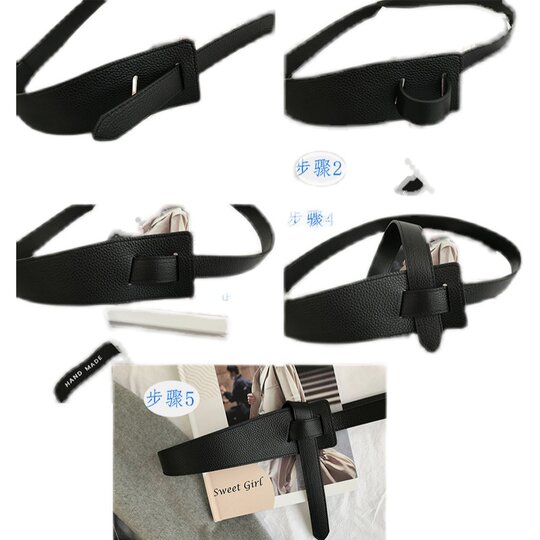 Autumn and Winter Brown Genuine Leather Outwear Belt for Women with Skirt, Windbreaker, Sweater, Suit Jacket, Wide Girdle Belt