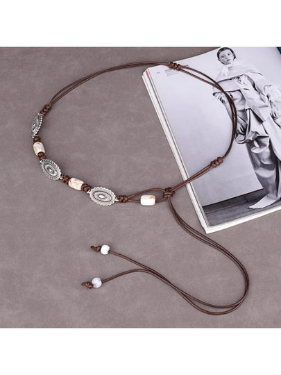 Brown Waist Belt for Women, 2026 New Style, Decorative Belt for Summer Dresses, Fashionable and Versatile with a High-End Feel