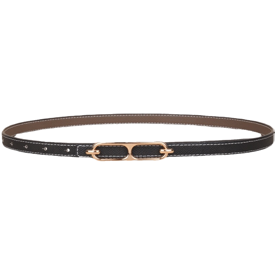 High-End Women's Coat Belt, Women's Decorative Belt, 2025 New Autumn and Winter Genuine Leather Double-Sided Belt, Women's Trouser Belt, Versatile