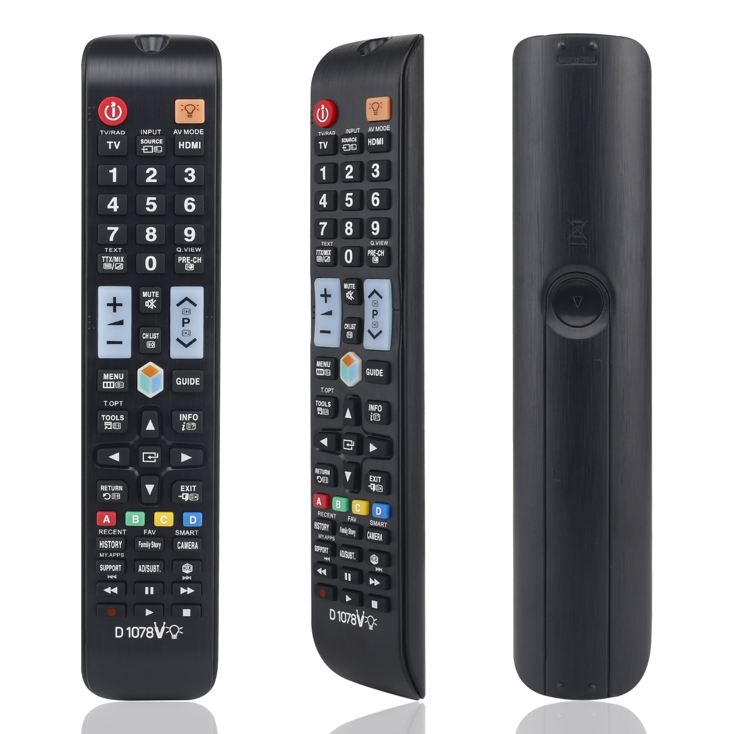 English version is applicable to Samsung TV remote control D1078V Universal AA59-0582A 0581A 0638A