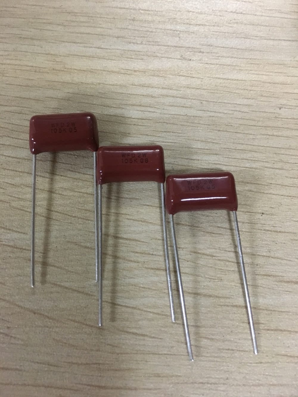 Panasonic CBB capacitor 105J K 450V P15MMWFD 105K 2W 1uF 450V original import