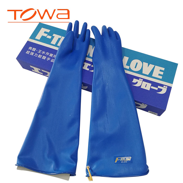 TOWA A22L antistrong acid gloves FTELON Hydrofluoric acid nitric