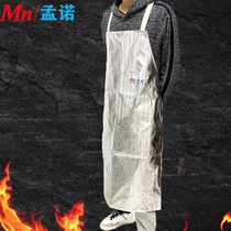 Fire apron 1000 degree aluminum foil apron heat insulation apron fireproof hot and high temperature apron