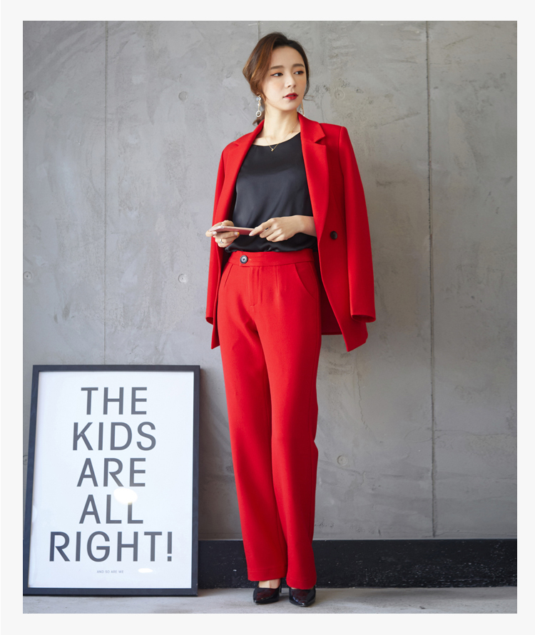 Bộ đồ vest mùa xuân hè 2018 mới phù hợp với phong cách thời trang giản dị của Hàn Quốc đầm dài qua gối cho tuổi trung niên