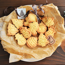 Year-end return to the old buyers who have been running for many years Christmas biscuits four-piece set
