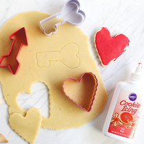 American Wheelton Wilton heart-shaped arrow key biscuit mold Three sets of sugar cream turned sugar tool Valentines Day