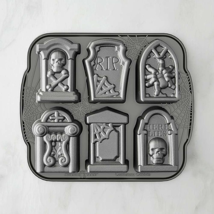 American Made Nordic Ware Halloween Six Lianlian Tomb Baking Pan Cake Mold-Taobao