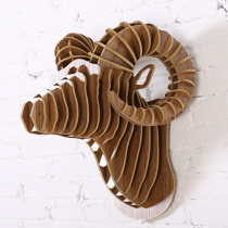 Panyang head wall hanging background wall decoration creative TV wall decoration home pendant animal wall decoration living room decoration wall