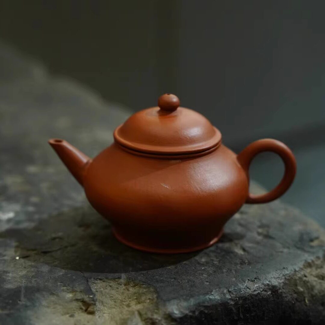 ZJ750 【清香壺内 泉 孟臣款/水平款】紫砂壺・紫砂圓壺・紫砂