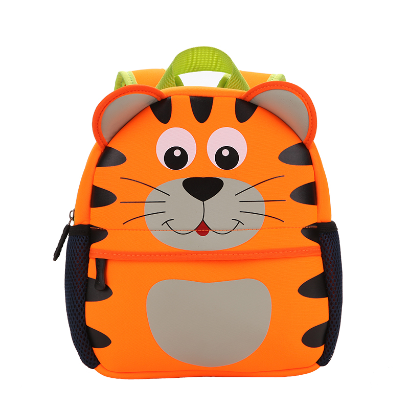 Mẫu giáo schoolbag phim hoạt hình mô hình động vật 1-2-3 năm lặn chàng trai tài liệu cũ và con gái bé ba lô.