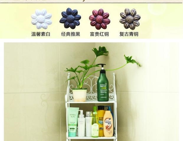 Khung sắt tối giản châu Âu sáng tạo rèn sắt giá nhà nhiều tầng sàn phòng ngủ kệ kệ lưu trữ giá - Kệ kệ sách đứng giá rẻ