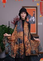 Silk fan mulberry silk snowspun 110 * 190 scarves women shawl with long scarves golden years