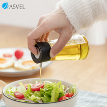 Oil pot Japan asvel glass oil storage bottle quantitative soy sauce bottle oil control small vinegar bottle kitchen perfume bottle seasoning bottle