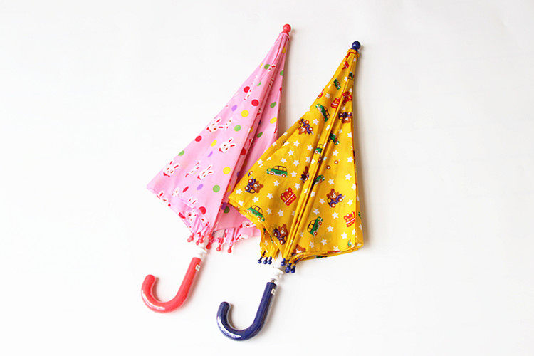 Boys and girls cute miki bears rabbit Butterfly bow cartoon car umbrella hand - handed umbrella rain tool