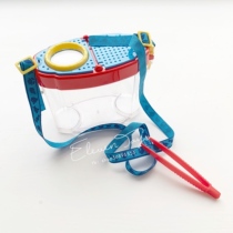 Childrens magnifying glass Insect Collector Silkworm squarepants Crab Tadpole nature collection box with breathing holes 