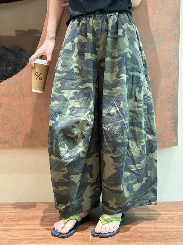Orange Dyed Summer American-Style Wide-Leg Camouflage Pants for Men and Women, New Trendy Brand, Vintage Loose Casual Pants, Scimitar Pants Orange Dyed Summer American-Style Wide-Leg Camouflage Pants for Men and Women, New Trendy Brand, Vintage Loose Casual Pants, Scimitar Pants