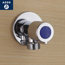 AZOS all copper thickened angle valve shower valve water separator faucet mixing valve check valve hot and cold universal triangle valve